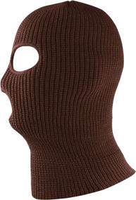 img 2 attached to 🧣 Stay Warm and Cozy with the Super Z Outlet Knit Sew Acrylic Outdoor Full Face Cover Thermal Ski Mask – Perfect Fit for Everyone!