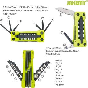 img 2 attached to 🚲 JAKEMY Bike Repair Tool Kit: Your Essential Companion for Bike Maintenance and Repairs