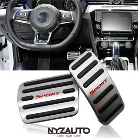 img 4 attached to NYZAUTO Non Slip Compatible Volkswagen Accelerator Interior Accessories