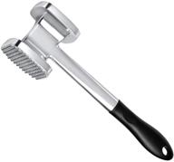 large size meat tenderizer hammer - premium tool for chicken, steak, pork loin, fish, and deer логотип