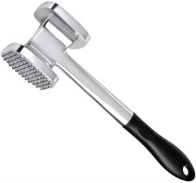 img 4 attached to Large Size Meat Tenderizer Hammer - Premium Tool for Chicken, Steak, Pork Loin, Fish, and Deer