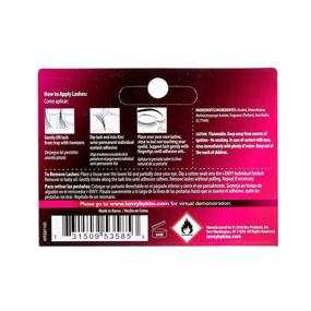 img 3 attached to 💋 Kiss I Envy Jet Black Individual Eyelash Adhesive (1 Pack): Strong and Long-lasting Eyelash Glue