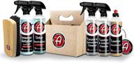 🚗 adam's elite interior 6-pack - ultimate car detailing kit with iconic interior cleaning products for complete interior makeover, accessories, leather seat cleaner, carpet upholstery, dashboard, vinyl, and long-lasting air freshener logo