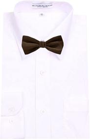 img 1 attached to B PBT ADF 23 Boys Pre Tied Bowtie Navy Boys' Accessories at Bow Ties