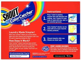 img 2 attached to 🌈 Preserve Clothes' Vibrant Colors with Shout Color Catcher Sheets, 24 Count