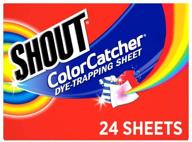🌈 preserve clothes' vibrant colors with shout color catcher sheets, 24 count logo