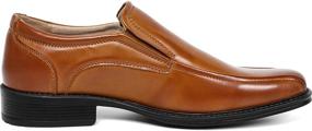 img 3 attached to 👞 Classy and Stylish ZRIANG Men's Leather Square Loafers - Perfect for Dressing to Impress