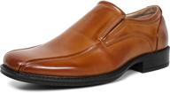 👞 classy and stylish zriang men's leather square loafers - perfect for dressing to impress logo