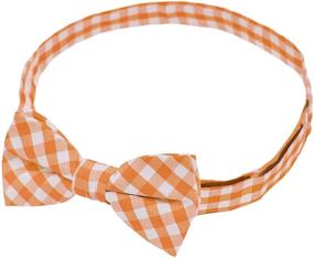 img 1 attached to Jacob Alexander Boys Gingham Bow Boys' Accessories and Bow Ties