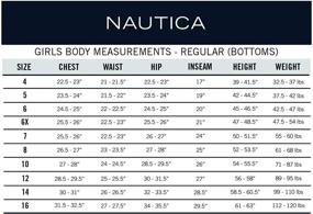 img 2 attached to 👖 Nautica Girls' School Uniform Skinny Bermuda Pants & Capris