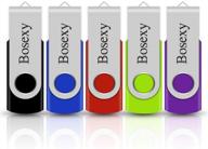 💾 5 комплектов по 32 гб usb-накопителей: bosexy флешки с индикатором led - красочные память-бита пендрайв (черный/синий/красный/зеленый/фиолетовый) логотип