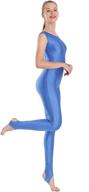 🩰 aoylisey women's plus size stirrup unitard - one piece adult dance jumpsuit logo