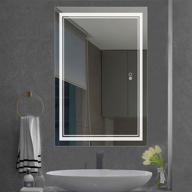 🪞 led mirror bathroom mirror with lights - neutype 36 x 24 inch, anti-fog lighted vanity mirror, wall mounted mirror with touch switch - hang horizontally or vertically logo