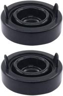 🧢 pack of 2 newyall 80mm headlight dust cover cap rubber seal with 20mm hole logo