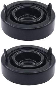 img 4 attached to 🧢 Pack of 2 NewYall 80mm Headlight Dust Cover Cap Rubber Seal with 20mm Hole