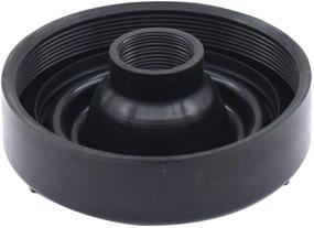 img 3 attached to 🧢 Pack of 2 NewYall 80mm Headlight Dust Cover Cap Rubber Seal with 20mm Hole