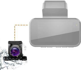 img 4 attached to 🚗 Rexing V5 Premium 4K Modular Capabilities Car Dash Cam with Waterproof Rear View Camera, 1080p , Add-On Modular Design, Water Resistant, Night Vision, 170° Wide Angle, Live Support, 18 Month Warranty