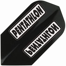 img 2 attached to US Darts - 3 Sets (9 Flights) Pentathlon Slim Black Ex-Tough Dart Flights for Enhanced SEO