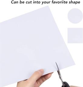 img 1 attached to Enhance Your Craft Projects with BENECREAT Double Sheets 8 3X11 5 Adhesive Scrapbooking & Stamping