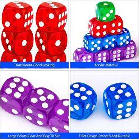 img 1 attached to 🔢 Enhance Education with Pieces 6 Sided Translucent Activity Teaching Kit