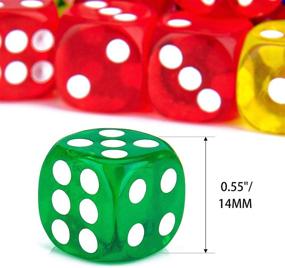 img 3 attached to 🔢 Enhance Education with Pieces 6 Sided Translucent Activity Teaching Kit
