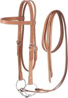 tough 1 western leather browband draft bridle - durable & stylish draft horse tack логотип