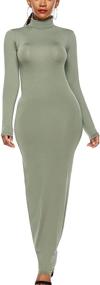 img 4 attached to Ioiom Womens Spring Sleeve Turtleneck Women's Clothing