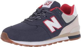 img 4 attached to 👟 Kids' 574 V1 Lace-up Sneaker by New Balance