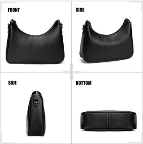 img 2 attached to 👜 Multipurpose Women's Crossbody Handbags and Wallets for Shoulder Hobo Bags