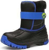 waterproof kids snow boots: winter outdoor boots for boys & girls (toddler to big kid) logo