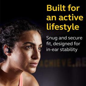 img 3 attached to 🎧 Наушники Jabra Elite Active 65t: полностью беспроводные с зарядным футляром, медно-синего цвета - надежная посадка, превосходное звучание, длительное время работы от аккумулятора