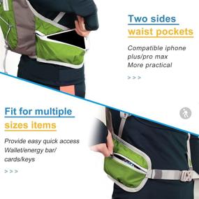 img 1 attached to 🎒 WANOSS Hydration Backpack with 70 oz Water Bladder: Ultimate Lightweight Hydration Pack for Outdoor Activities (Hiking, Climbing, Cycling, Running) – Includes 2 Waist Bags!