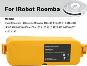 img 3 attached to 🔋 LabTEC 14.4V 4000mAh NI-MH Battery Replacement for iRobot Roomba 400 Series Robotic Vacuum Cleaner