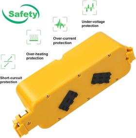 img 2 attached to 🔋 LabTEC 14.4V 4000mAh NI-MH Battery Replacement for iRobot Roomba 400 Series Robotic Vacuum Cleaner