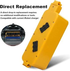 img 1 attached to 🔋 LabTEC 14.4V 4000mAh NI-MH Battery Replacement for iRobot Roomba 400 Series Robotic Vacuum Cleaner