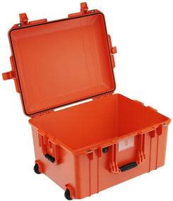 img 3 attached to 🧳 Pelican Air 1607 Case No Foam (2020 Edition) - Orange with Push Button Latches