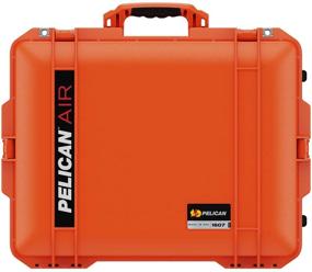 img 2 attached to 🧳 Pelican Air 1607 Case No Foam (2020 Edition) - Orange with Push Button Latches