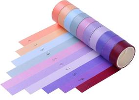 img 1 attached to 🖍️ Colorful Decorative Tape with Masking Qualities and Writable Features