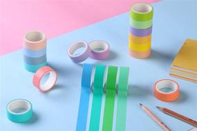 img 3 attached to 🖍️ Colorful Decorative Tape with Masking Qualities and Writable Features