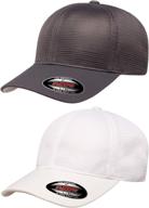 🧢 flexfit men's 360 omnimesh cap: premium breathable style for active men logo