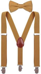 img 4 attached to Shark Tooth Suspenders Adjustable Elastic Boys' Accessories