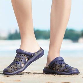 img 1 attached to 👣 Classic Comfort: Lightweight Slippers with Unmatched Comfort - Perfect Sandals for Ultimate Relaxation