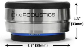 img 1 attached to 🎧 IsoAcoustics Orea Series Indigo - Макс. 16 фунтов/шт: Высокоэффективные изоляторы оборудования для аудиофилов