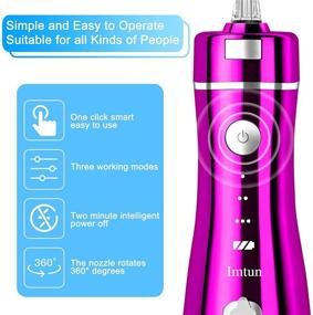 img 3 attached to Cordless Portable Irrigator Teeth，1 Click Waterproof