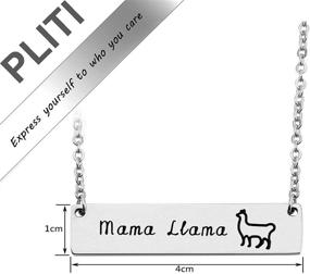 img 3 attached to PLITI Llama Necklace Alpaca Jewelry