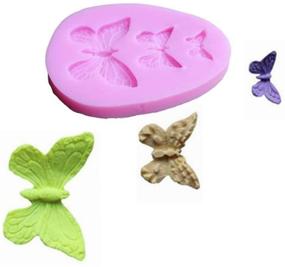 img 1 attached to Silicone Butterfly Dragonfly Chocolate Decoration