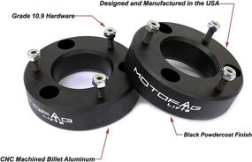 img 2 attached to F150 MotoFab Lifts F15-2.5: Enhanced 2.5 inch Front Leveling Lift Kit Compatible with Ford F150