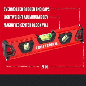 img 3 attached to CRAFTSMAN Torpedo Level: A 🔨 Reliable 9 Inch CMHT82390 for Precision Work