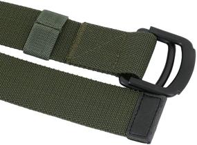img 2 attached to Elevate Your Gear with Sportmusies Elastic Military Stretch Tactical Men's Belt Accessory