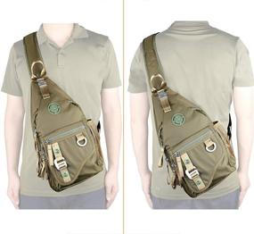 img 3 attached to Vanlison Backpacks: Versatile Shoulder Crossbody for Outdoor Adventures